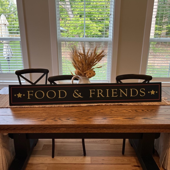 Pottery Barn Wall Decor Pottery Barn Food And Friends Sign Poshmark